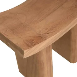 Asiatischer Hocker aus Paulownia massiv - Dualko