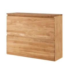 Asteiche Schuhschrank für die Wandmontage - Sotunes