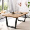 Asteiche Sofatisch im Industrial Design - Ceraldina