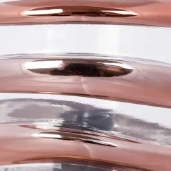 Ausgefallene Tischlampe aus Metall & Glas - Anyel