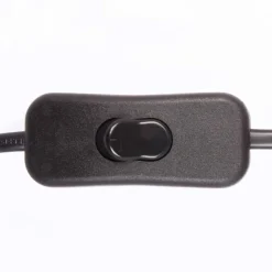 Ausgefallene Tischlampe aus Metall & Glas - Anyel