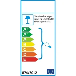 Ausgefallene Tischlampe aus Metall & Glas - Anyel