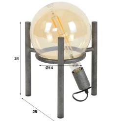 Ausgefallene Tischlampe 28x34x28 cm - Ginette