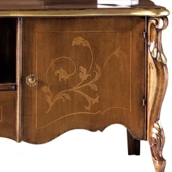 Ausgefallene TV Wohnwand Möbel Set - Carlenna (vierteilig)