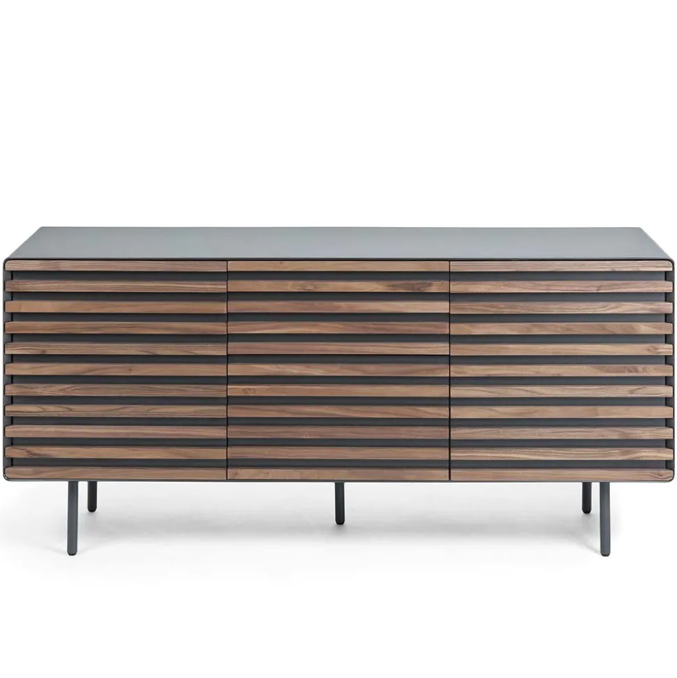 Ausgefallenes Sideboard Trupea mit Streifen Front
