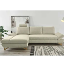 Ausziehbare Eckcouch mit Schlaffunktion - Baonga