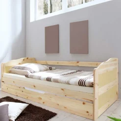 Ausziehbett Tropinica aus Kiefer Massivholz