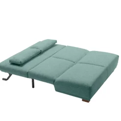 Ausziehsofa in Petrol & Eiche - Olzaia