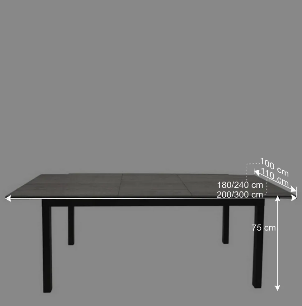 Ausziehtisch für den Garten modern - Curedo