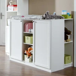 Baby Wickeltisch weiss Masculino 122 cm breit