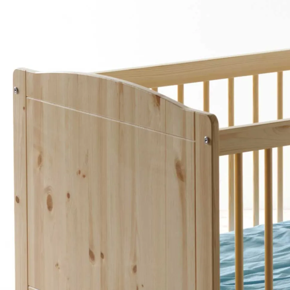 Babybett Cilian aus Kiefer Massivholz