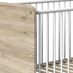 Babybett in Eiche San Remo & Weiß - Folio