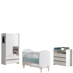 Babyzimmer Einrichtung Möbelset - Mauricia (dreiteilig)