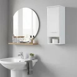 Bad Hängeschrank Emily in Hochglanz Weiß