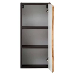 Bad Hängeschrank in Baumkante Wildeiche Optik - Breznia