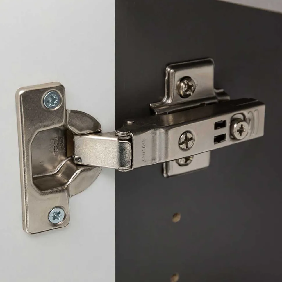 Bad Hängeschrank in Baumkante Wildeiche Optik - Breznia