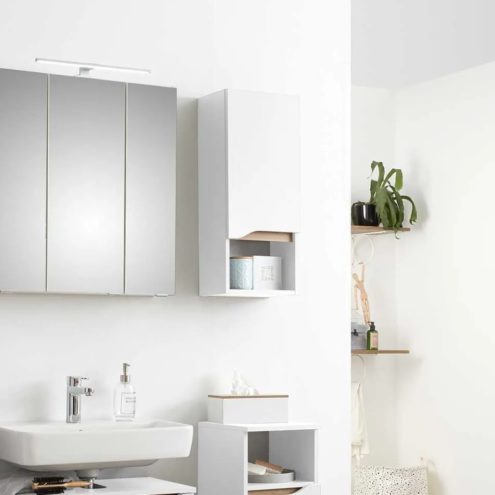 Bad Hängeschrank mit Fach und Tür - Zenata