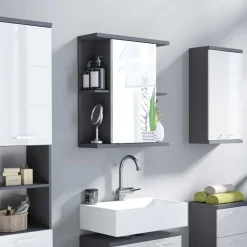 Bad Hängeschrank mit Spiegeltür - Asutria