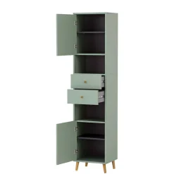 Bad Hochschrank in Graugrün & Eiche - Vereny