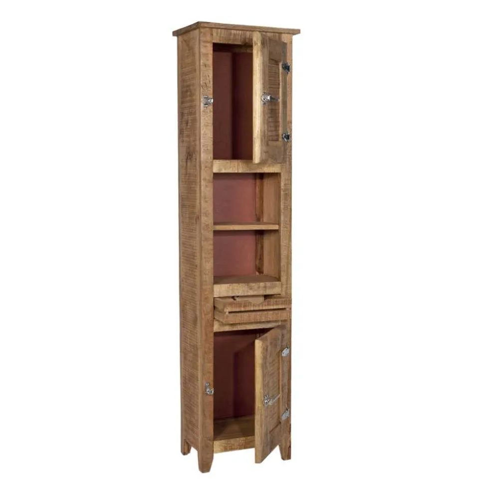 Bad Hochschrank Suennas aus Mangobaum Massivholz