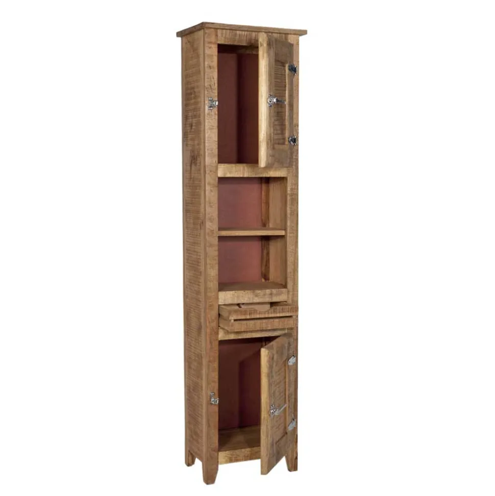 Bad Hochschrank Suennas aus Mangobaum Massivholz