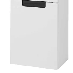 Bad Hochschrank Tymos in Hochglanz Weiß