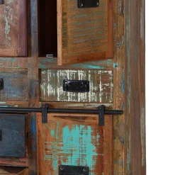 Bad Hochschrank Vayamos im Shabby Chic Design