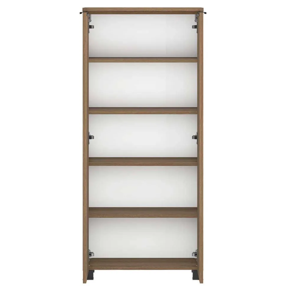 Bad Midi-Schrank in Eiche Dunkel Optik - Ucaida