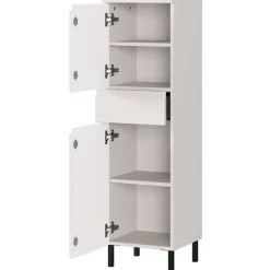 Bad Midischrank in Hellgrau - Dadra