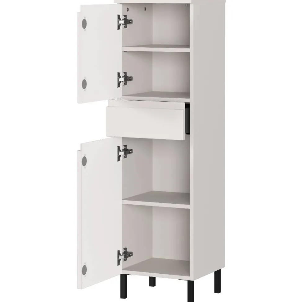 Bad Midischrank in Hellgrau - Dadra