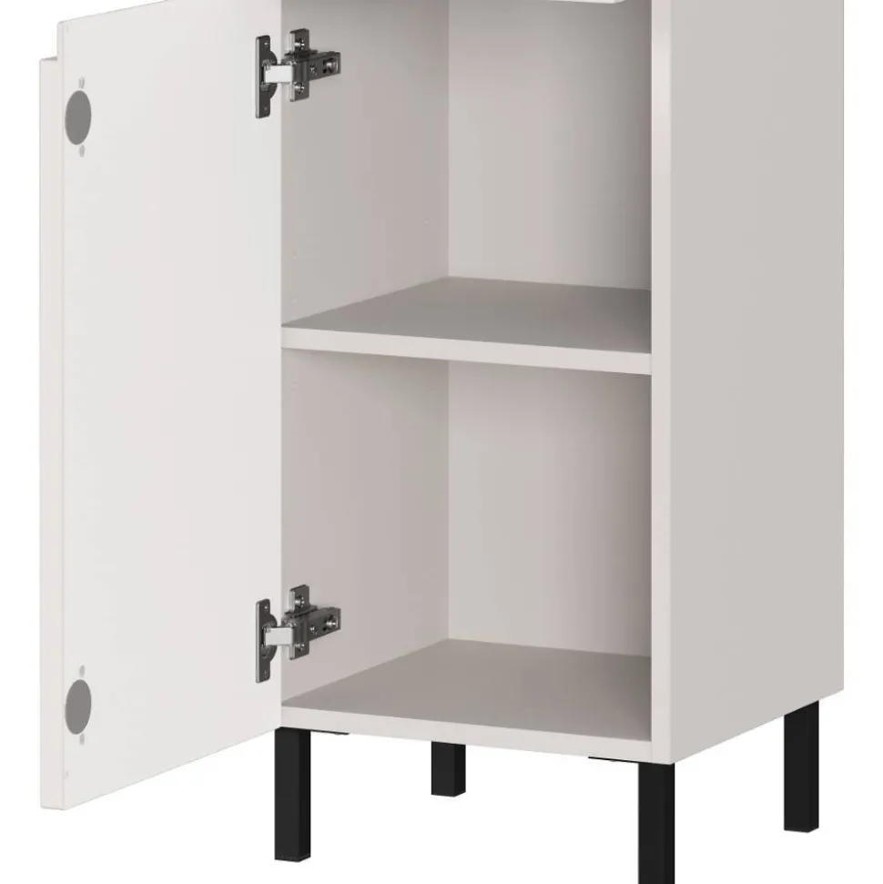 Bad Midischrank in Hellgrau - Dadra