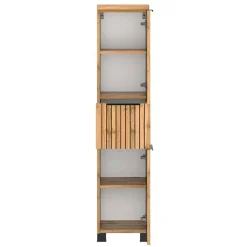 Bad Midi-Schrank mit Schublade - Crystoga