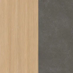 Bad Midischrank mit Tür und zwei Schubladen - Leitha