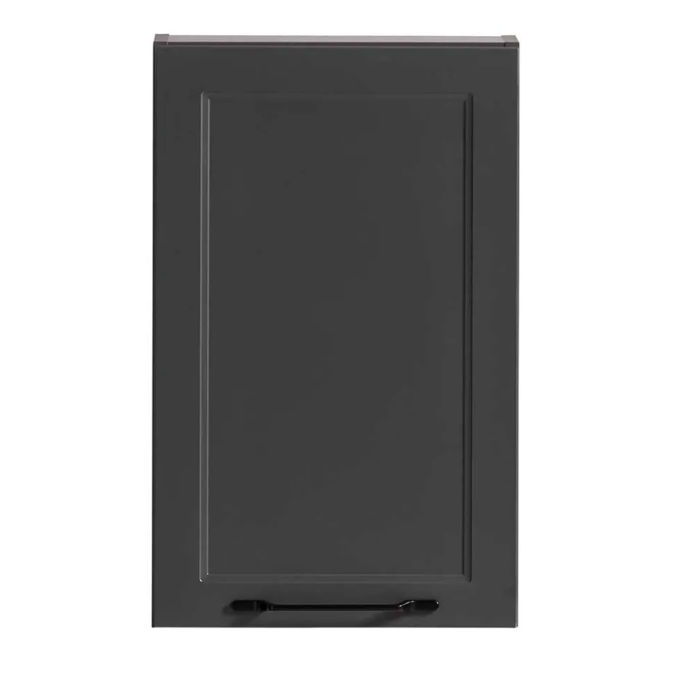 Bad Oberschrank in Dunkelgrau - Novelya