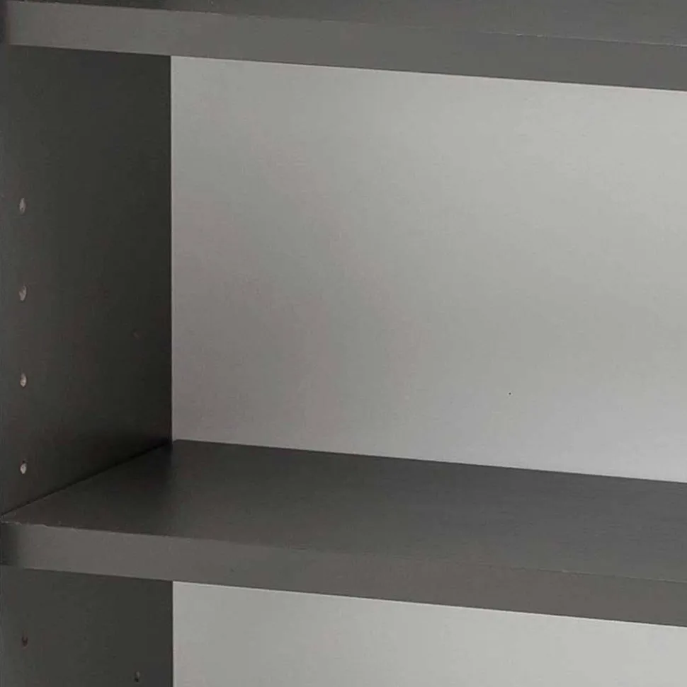 Bad Oberschrank in Dunkelgrau - Novelya