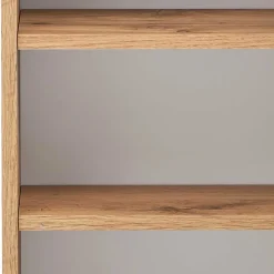 Bad Oberschrank in Hellgrau und Wildeiche - Trioto