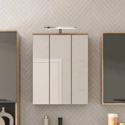 Bad Oberschrank mit Spiegeltüren 60 cm breit - Depart