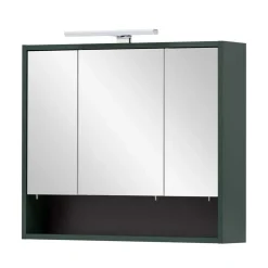 Bad Spiegelschrank in Dunkelgrün - Aqua