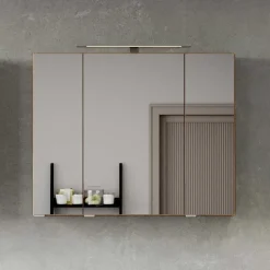 Bad Spiegelschrank in Eiche Hell - Vibulam