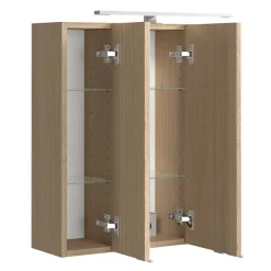 Bad Spiegelschrank in Eiche Hell - Vibulam