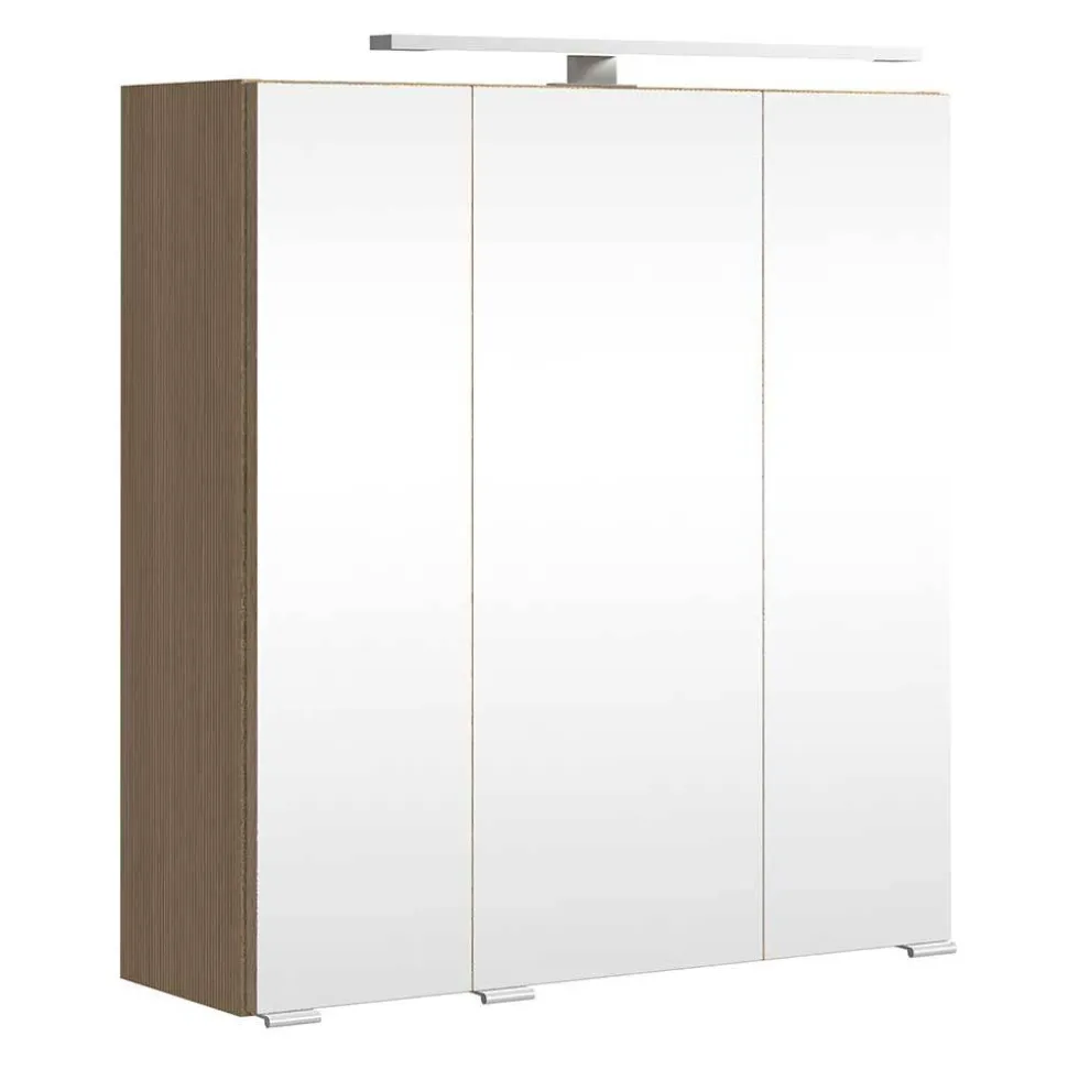 Bad Spiegelschrank in Eiche Hell - Vibulam