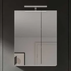 Bad Spiegelschrank mit asymmetrischen Türen - Vitablos