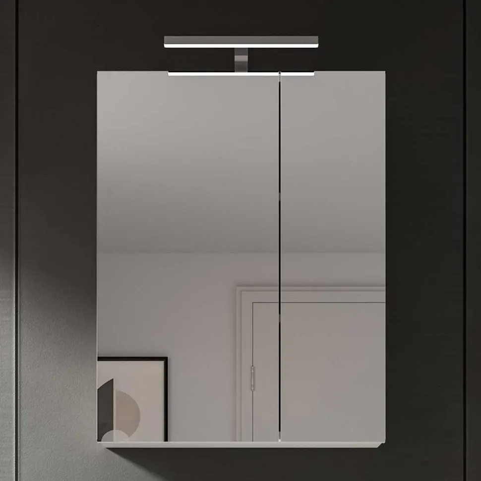 Bad Spiegelschrank mit asymmetrischen Türen - Vitablos