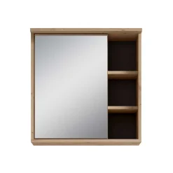 Bad Spiegeltür-Hängeschrank mit 3 Fächern - Eleore