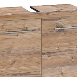 Bad Unterbeckenschrank in Holz Optik - Dilvonda