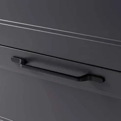 Bad Unterschrank in Dunkelgrau und Wildeiche - Novelya