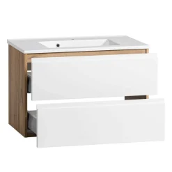 Bad Waschbeckenschrank & Spiegelschrank - Eight (zweiteilig)