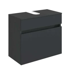 Bad Waschbecken-Schrank in Grau - Cathyl