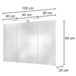 Bad Waschplatz Kombi in Weiß - Vandan (zweiteilig)