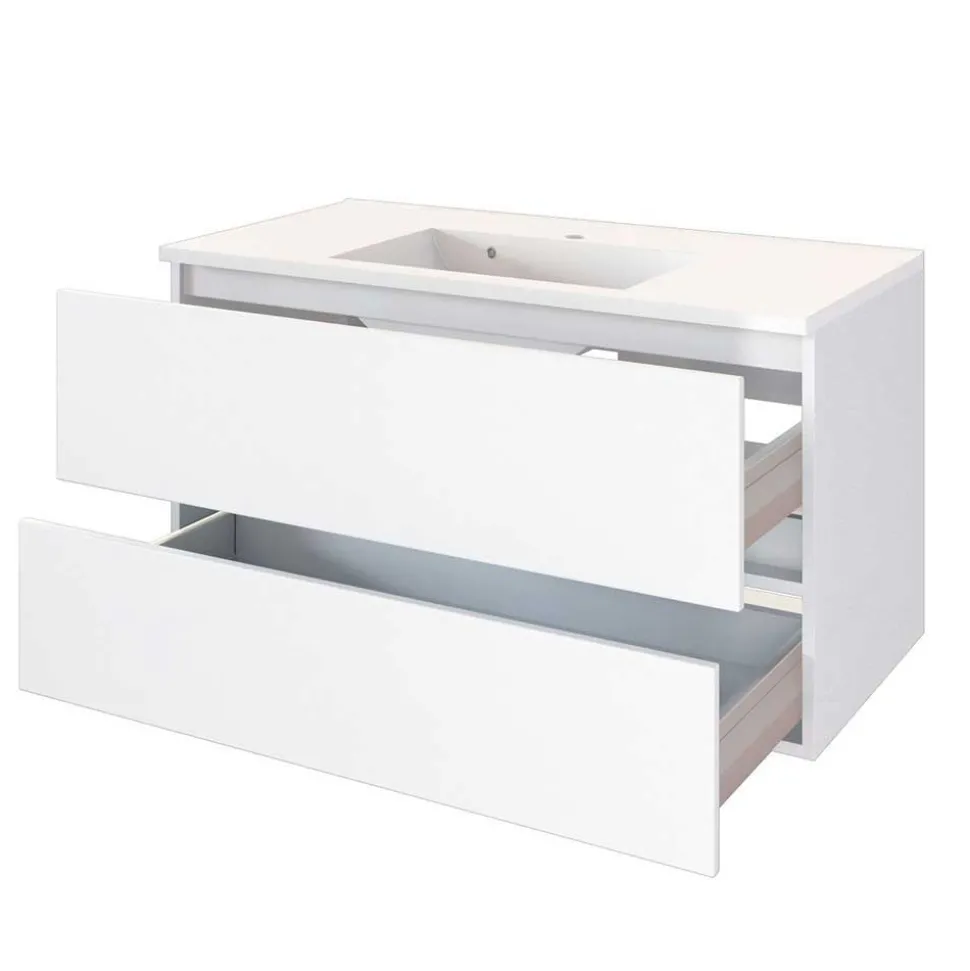 Bad Waschplatz Kombi in Weiß - Vandan (zweiteilig)